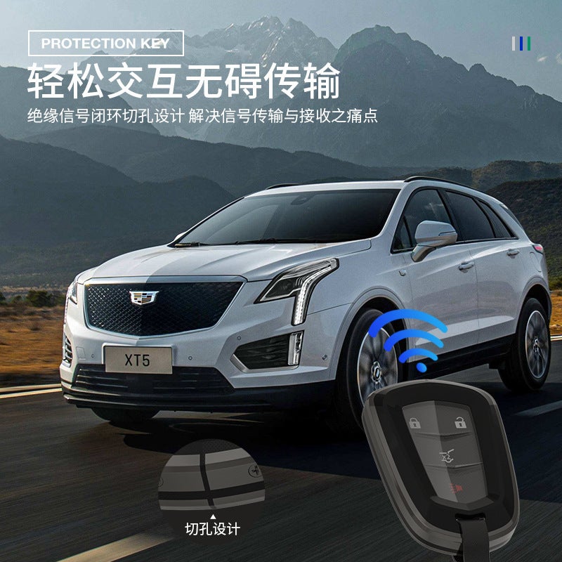 Suitable For Cadillac Key Cover Ct5 Ct6 Ct4 Xts Xt4 Xt6 Pack Atsl Car Key Shell Buckle - Image 5